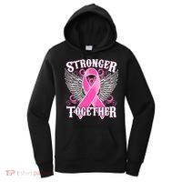 Stronger Together Support Breast Cancer Awareness  Women's Hoodie thumb 0