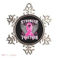 Stronger Together Support Breast Cancer Awareness  Ornament thumb 0