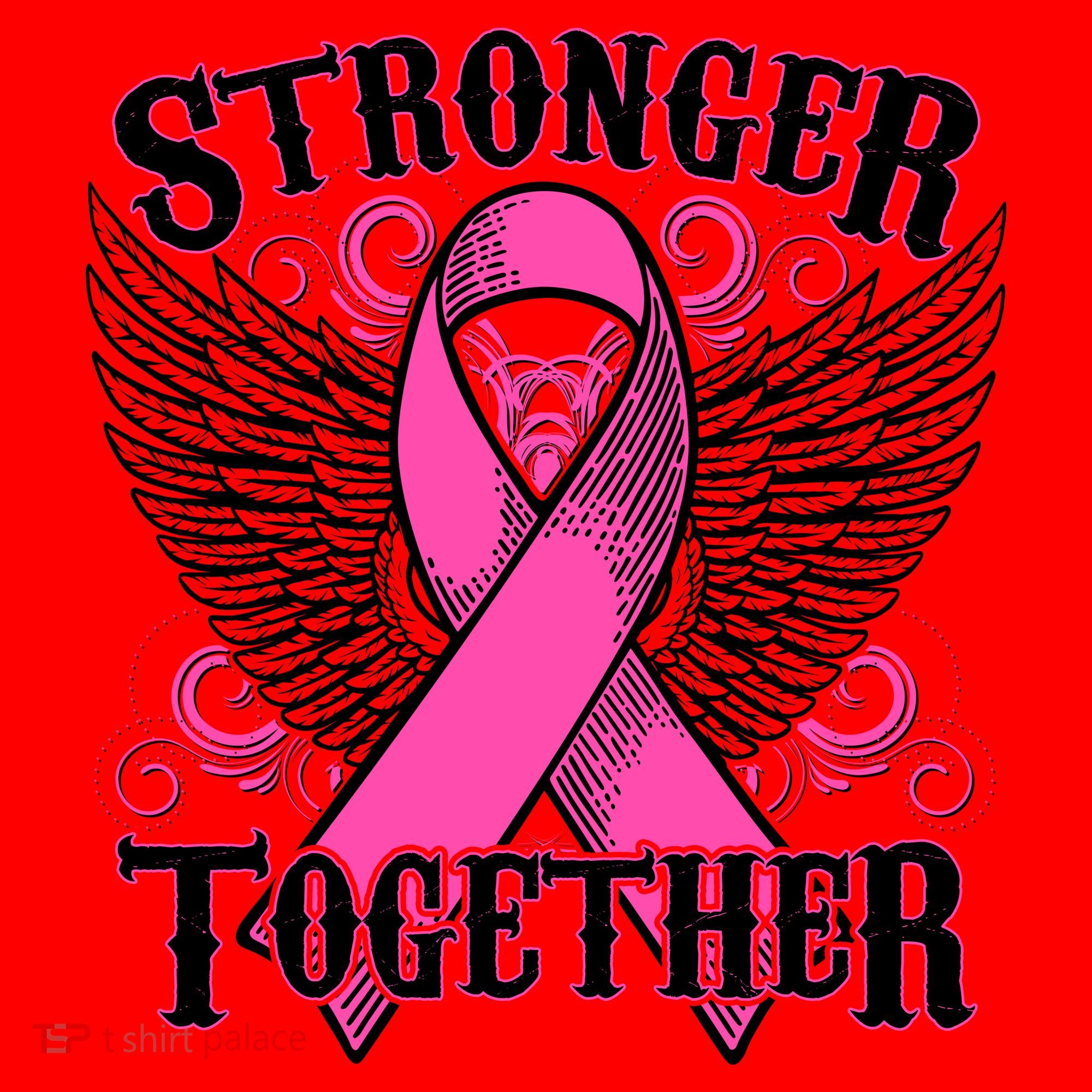 Stronger Together Support Breast Cancer Awareness  Santa Hat
