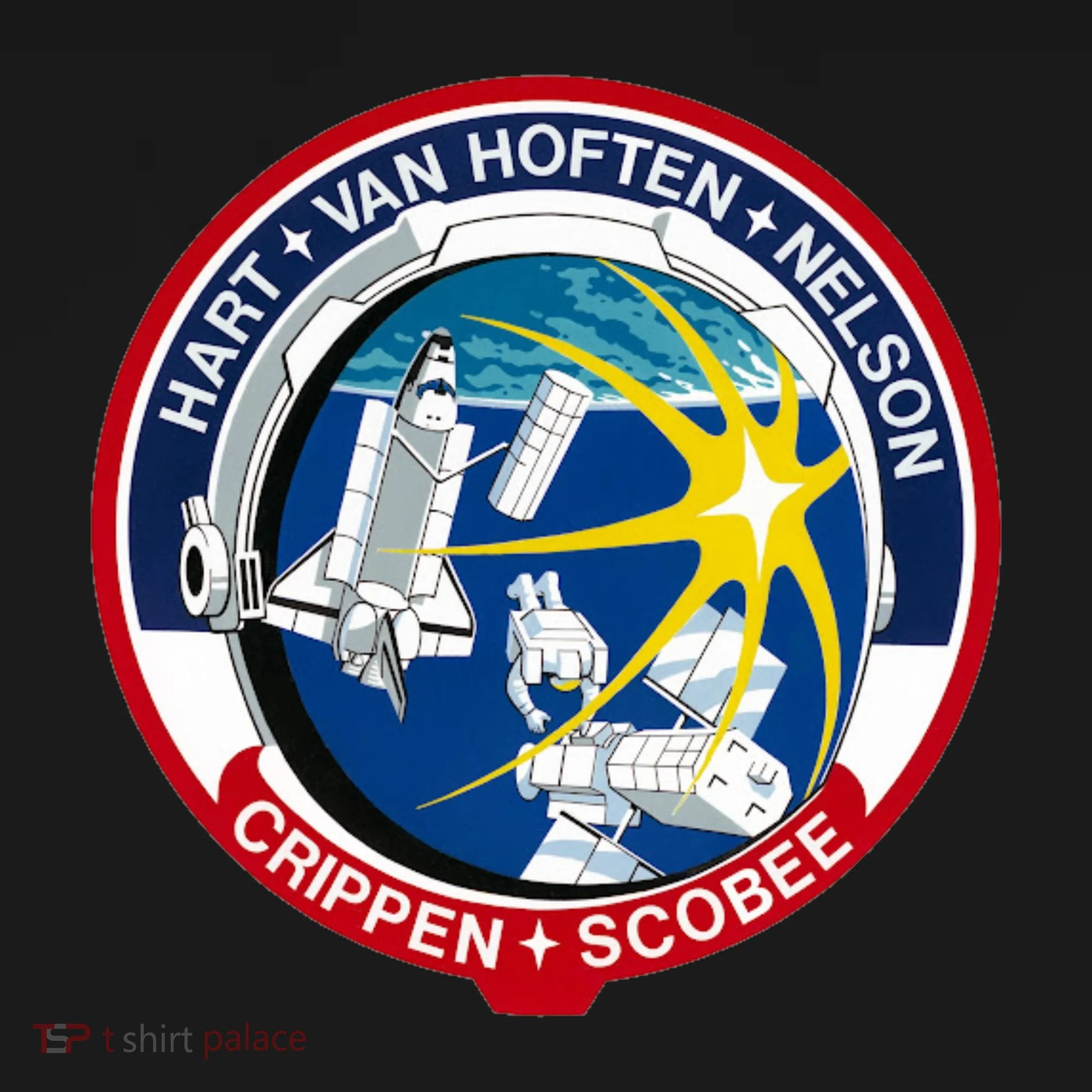 STS-41-C Mission Patch Space Shuttle Challenger Doggie Tank