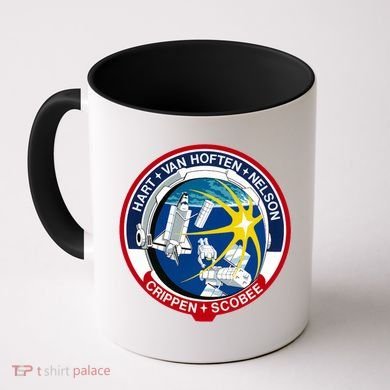 STS-41-C Mission Patch Space Shuttle Challenger Coffee Mug