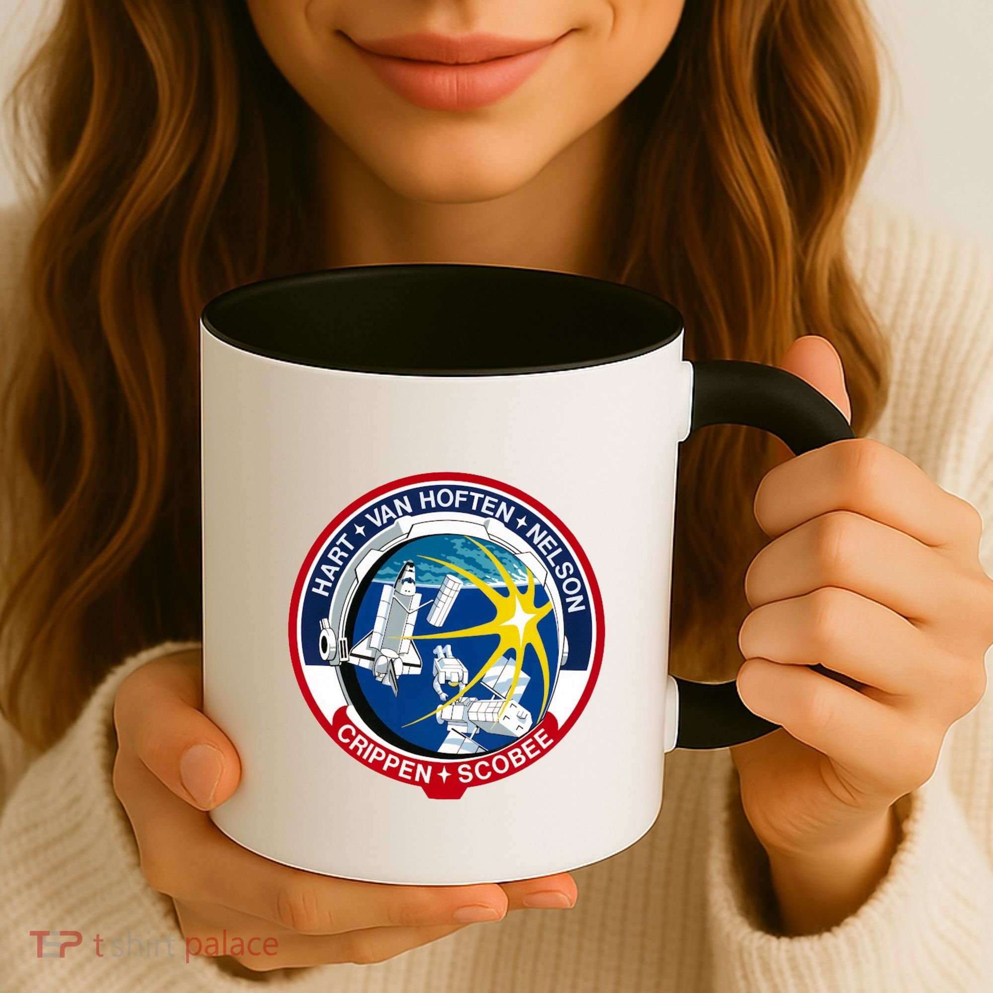 STS-41-C Mission Patch Space Shuttle Challenger Coffee Mug