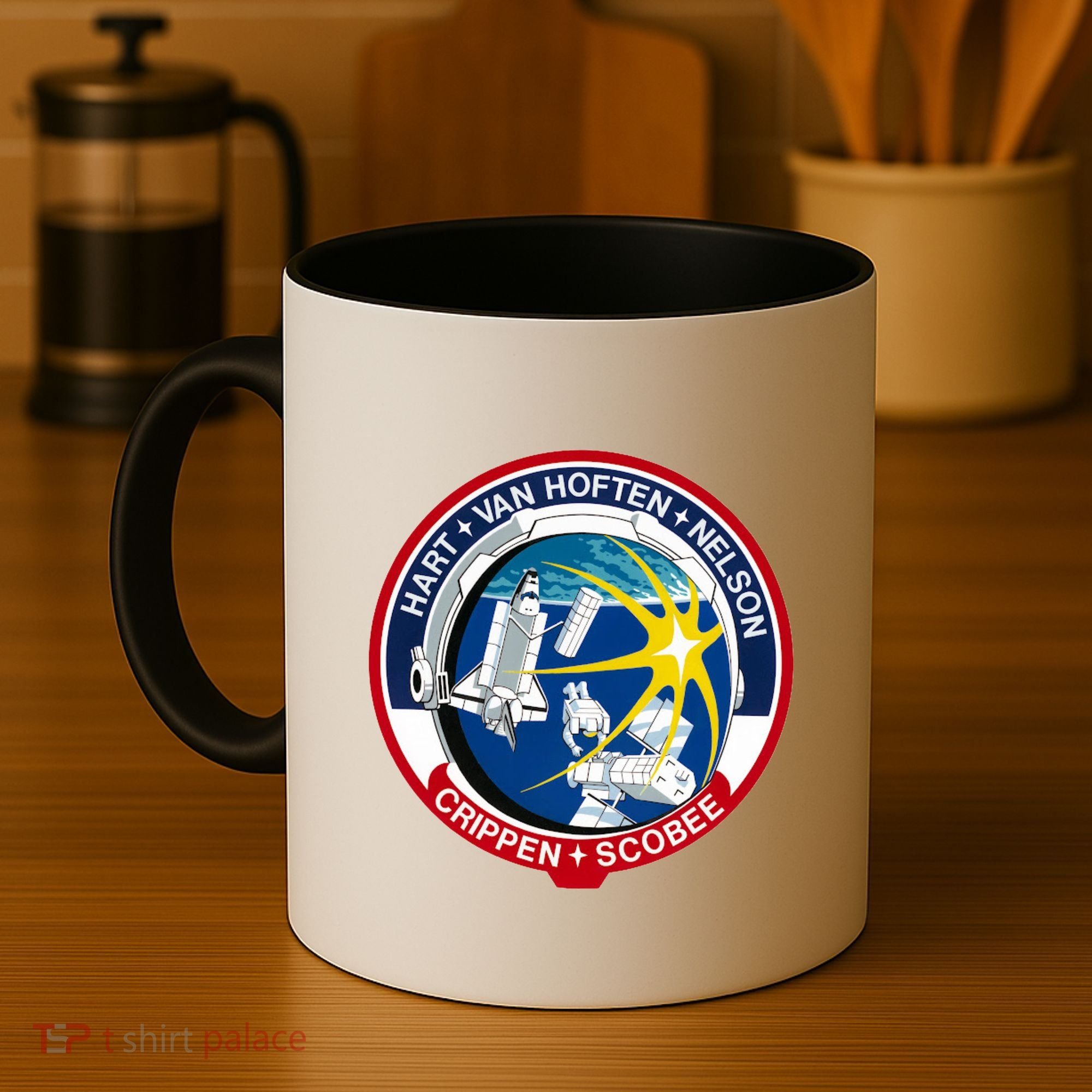 STS-41-C Mission Patch Space Shuttle Challenger Coffee Mug