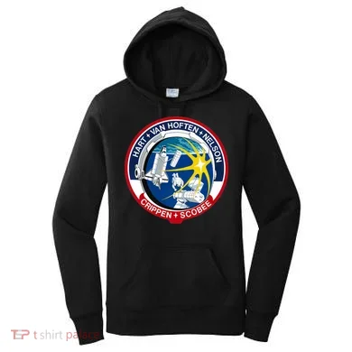 STS-41-C Mission Patch Space Shuttle Challenger Women's Hoodie