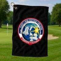 STS-41-C Mission Patch Space Shuttle Challenger Golf Towel thumb 1
