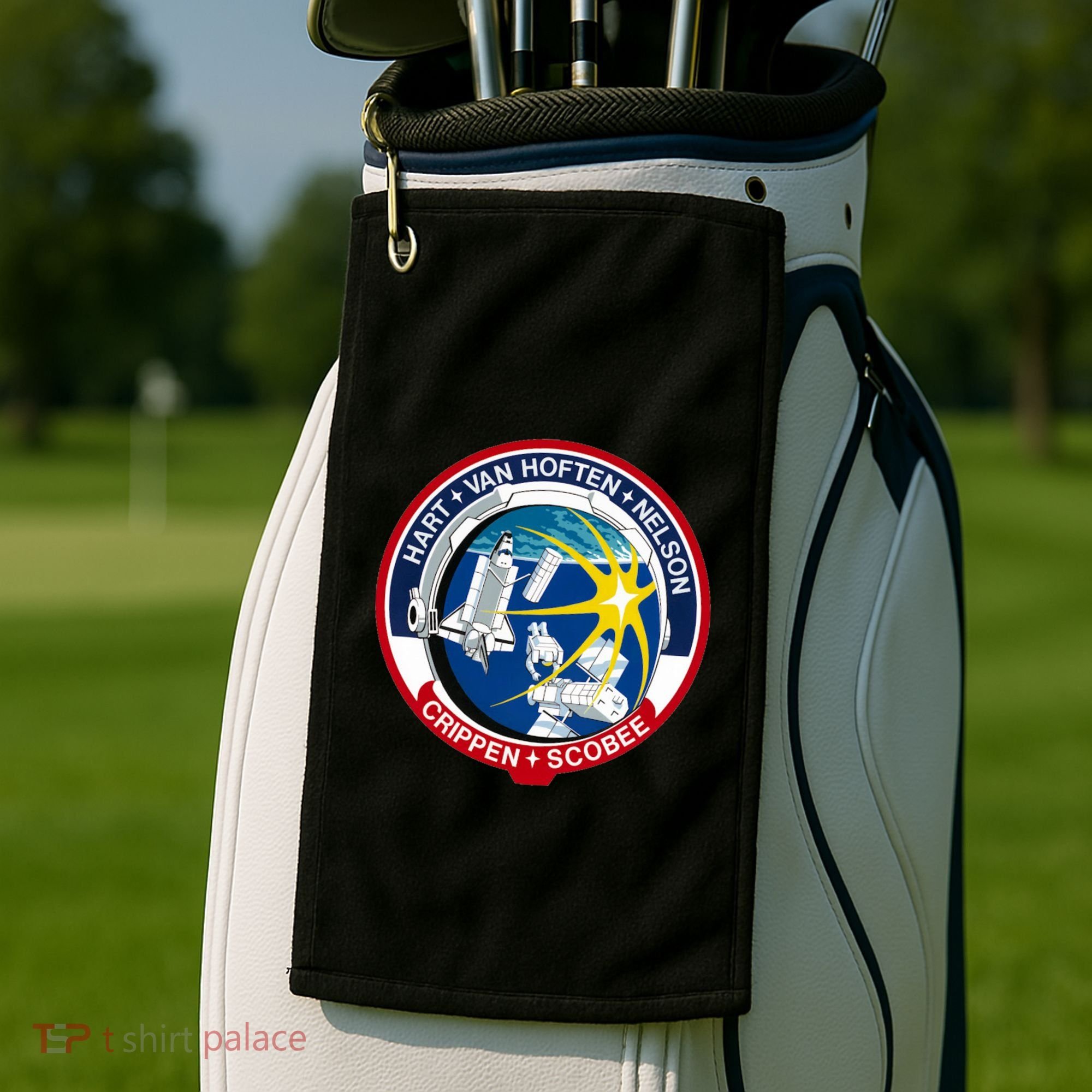 STS-41-C Mission Patch Space Shuttle Challenger Golf Towel