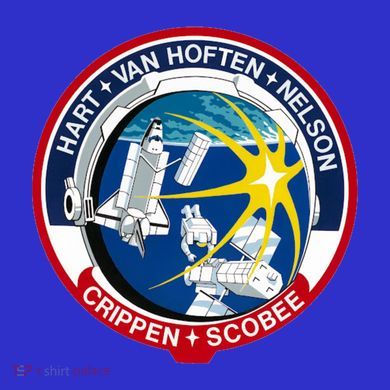 STS-41-C Mission Patch Space Shuttle Challenger Sweatshirt Cinch Pack Bag