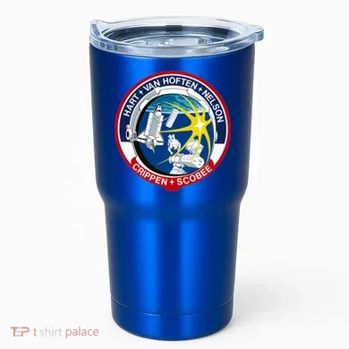 STS-41-C Mission Patch Space Shuttle Challenger Tumbler