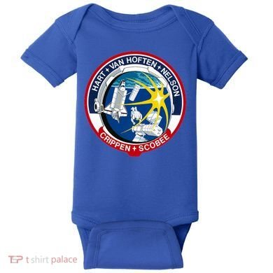 STS-41-C Mission Patch Space Shuttle Challenger Baby Bodysuit