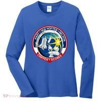 STS-41-C Mission Patch Space Shuttle Challenger Women's Long Sleeve Shirt thumb 0