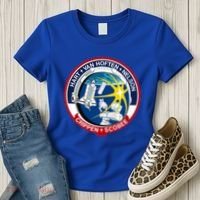 STS-41-C Mission Patch Space Shuttle Challenger Women's T-Shirt thumb 3