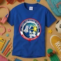 STS-41-C Mission Patch Space Shuttle Challenger Kids T-Shirt thumb 3