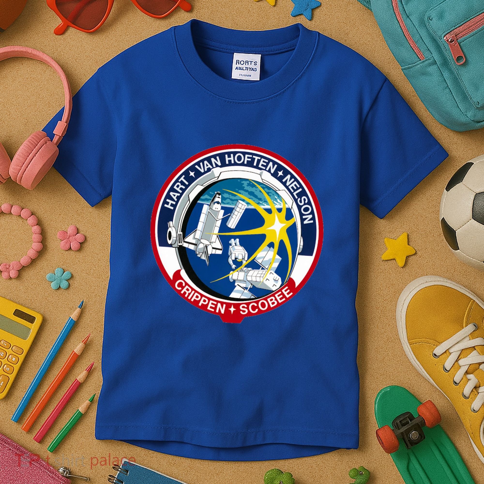 STS-41-C Mission Patch Space Shuttle Challenger Kids T-Shirt