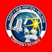 STS-41-C Mission Patch Space Shuttle Challenger Santa Hat thumb 1
