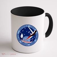 STS-41D Mission Insignia Patch Space Shuttle Challenger Coffee Mug thumb 1