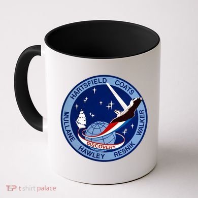 STS-41D Mission Insignia Patch Space Shuttle Challenger Coffee Mug