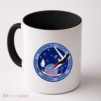 STS-41D Mission Insignia Patch Space Shuttle Challenger Coffee Mug thumb 0