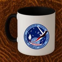 STS-41D Mission Insignia Patch Space Shuttle Challenger Coffee Mug thumb 2