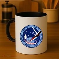 STS-41D Mission Insignia Patch Space Shuttle Challenger Coffee Mug thumb 4