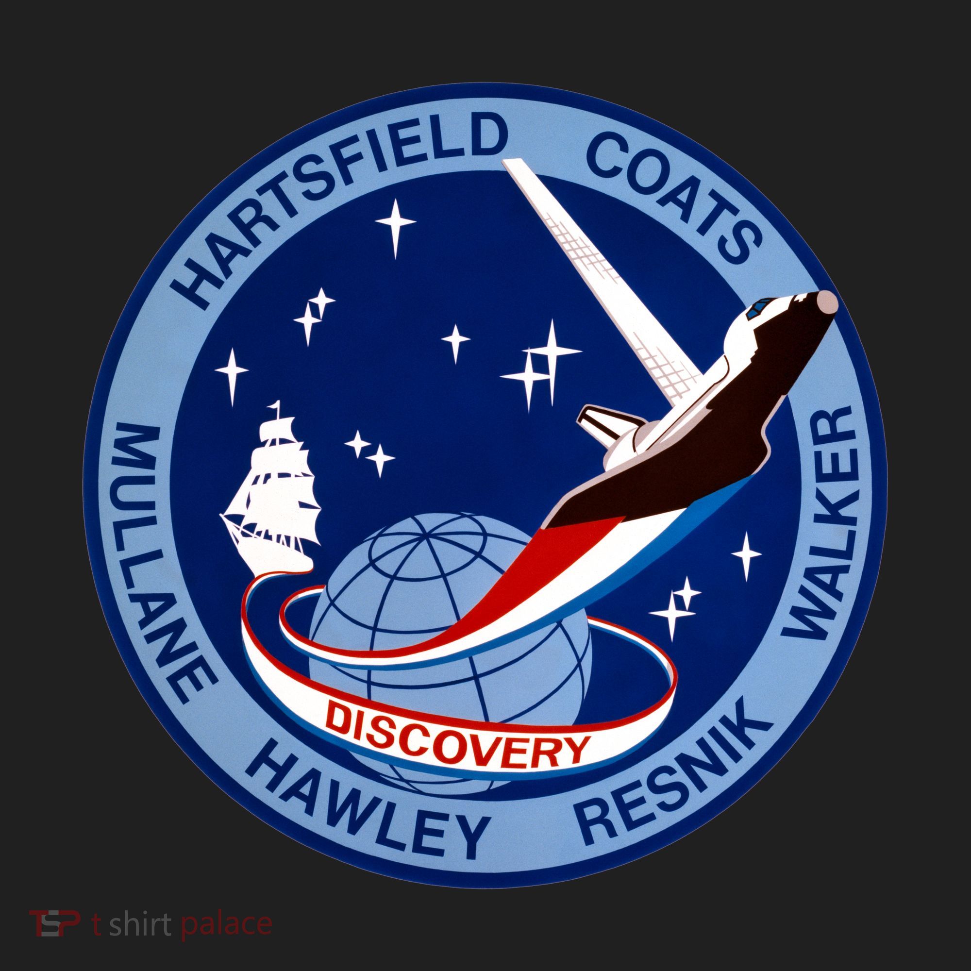 STS-41D Mission Insignia Patch Space Shuttle Challenger Beanie