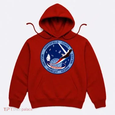 STS-41D Mission Insignia Patch Space Shuttle Challenger Hoodie