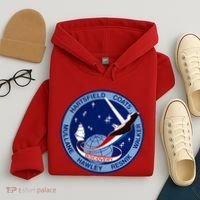 STS-41D Mission Insignia Patch Space Shuttle Challenger Hoodie thumb 4
