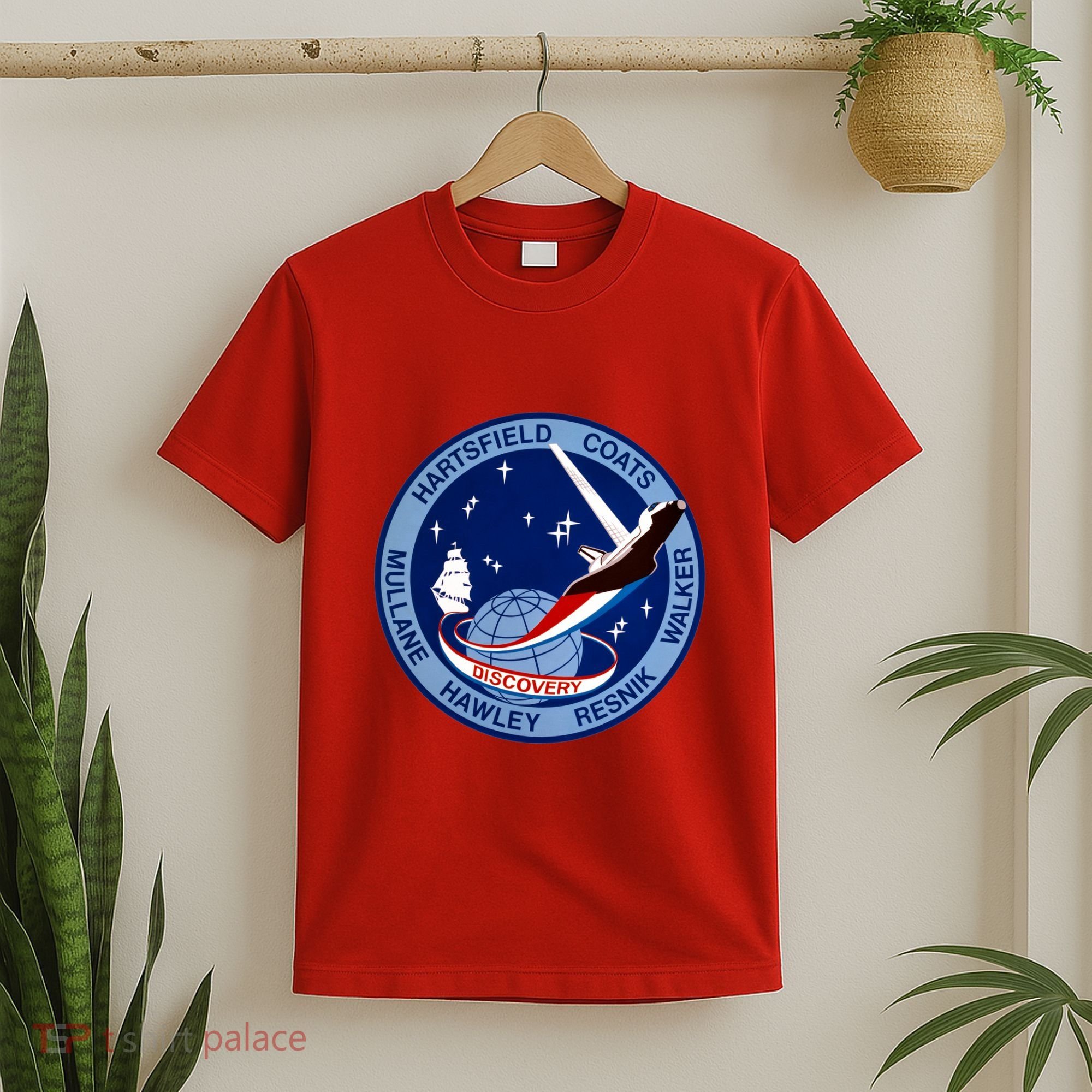 STS-41D Mission Insignia Patch Space Shuttle Challenger T-Shirt
