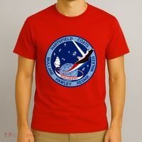 STS-41D Mission Insignia Patch Space Shuttle Challenger T-Shirt thumb 3