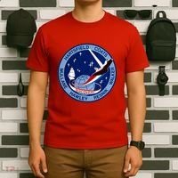 STS-41D Mission Insignia Patch Space Shuttle Challenger T-Shirt thumb 6