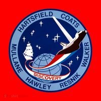 STS-41D Mission Insignia Patch Space Shuttle Challenger Hooded Wearable Blanket thumb 2