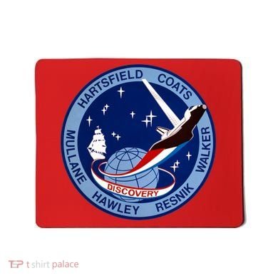 STS-41D Mission Insignia Patch Space Shuttle Challenger Mousepad