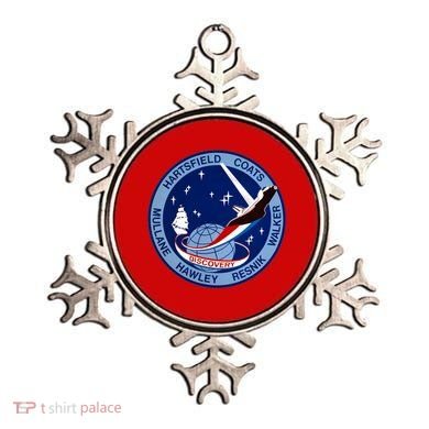 STS-41D Mission Insignia Patch Space Shuttle Challenger Ornament