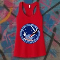 STS-41D Mission Insignia Patch Space Shuttle Challenger Women's Tank Top thumb 3