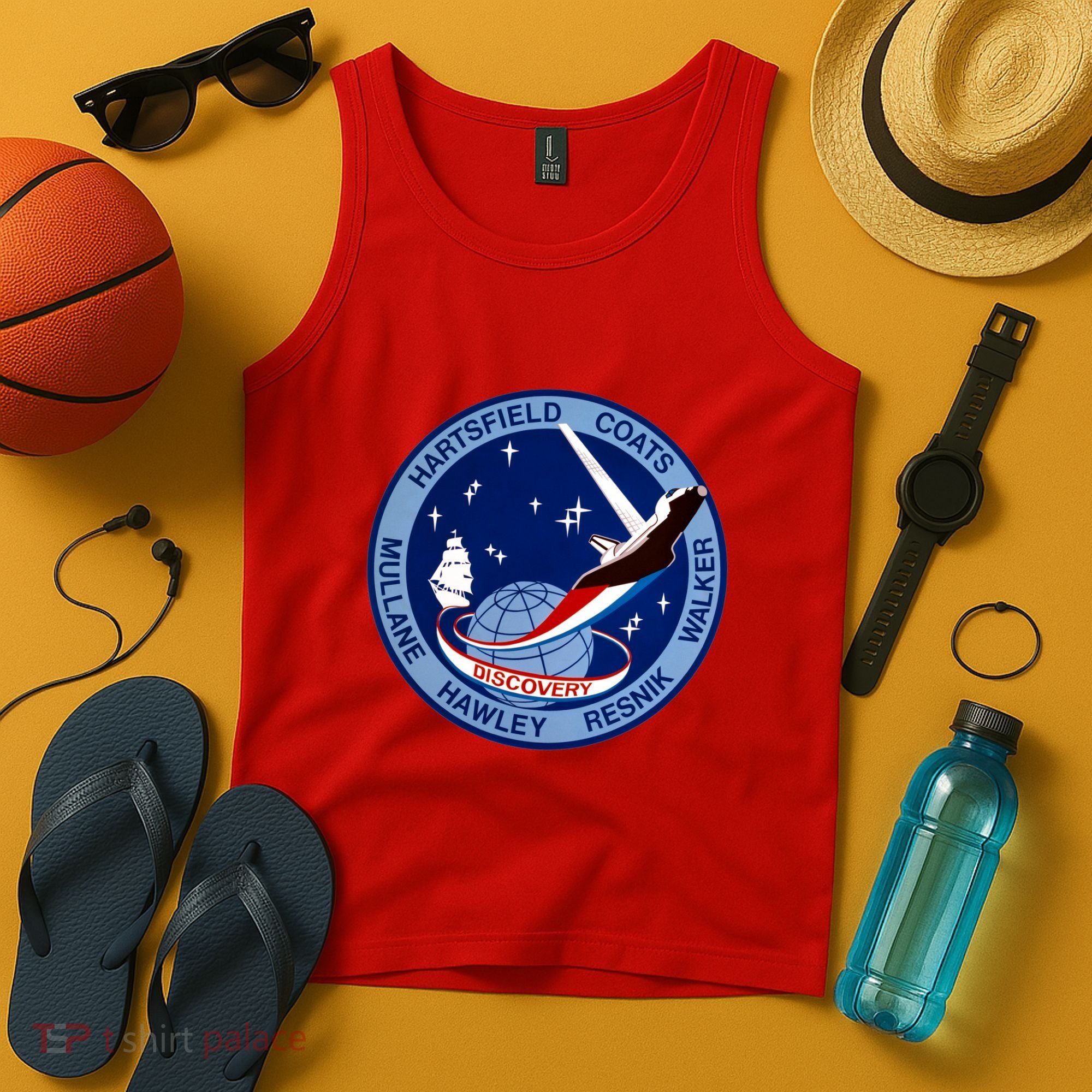 STS-41D Mission Insignia Patch Space Shuttle Challenger Tank Top