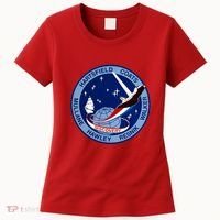 STS-41D Mission Insignia Patch Space Shuttle Challenger Women's T-Shirt thumb 0