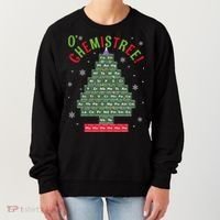 Science Teacher Scientist O Chemistree Christmas Tree Xmas Funny Gift Women's Sweatshirt thumb 0