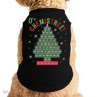 Science Teacher Scientist O Chemistree Christmas Tree Xmas Funny Gift Doggie Tank thumb 0