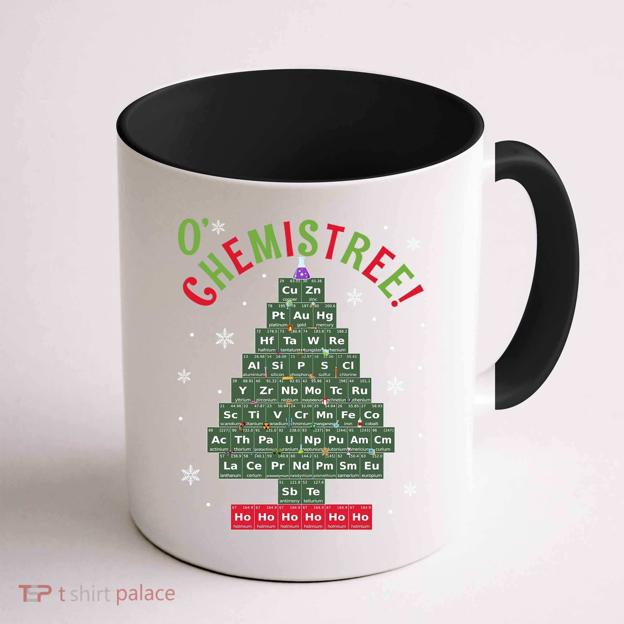 Science Teacher Scientist O Chemistree Christmas Tree Xmas Funny Gift Coffee Mug