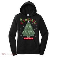 Science Teacher Scientist O Chemistree Christmas Tree Xmas Funny Gift Women's Hoodie thumb 0