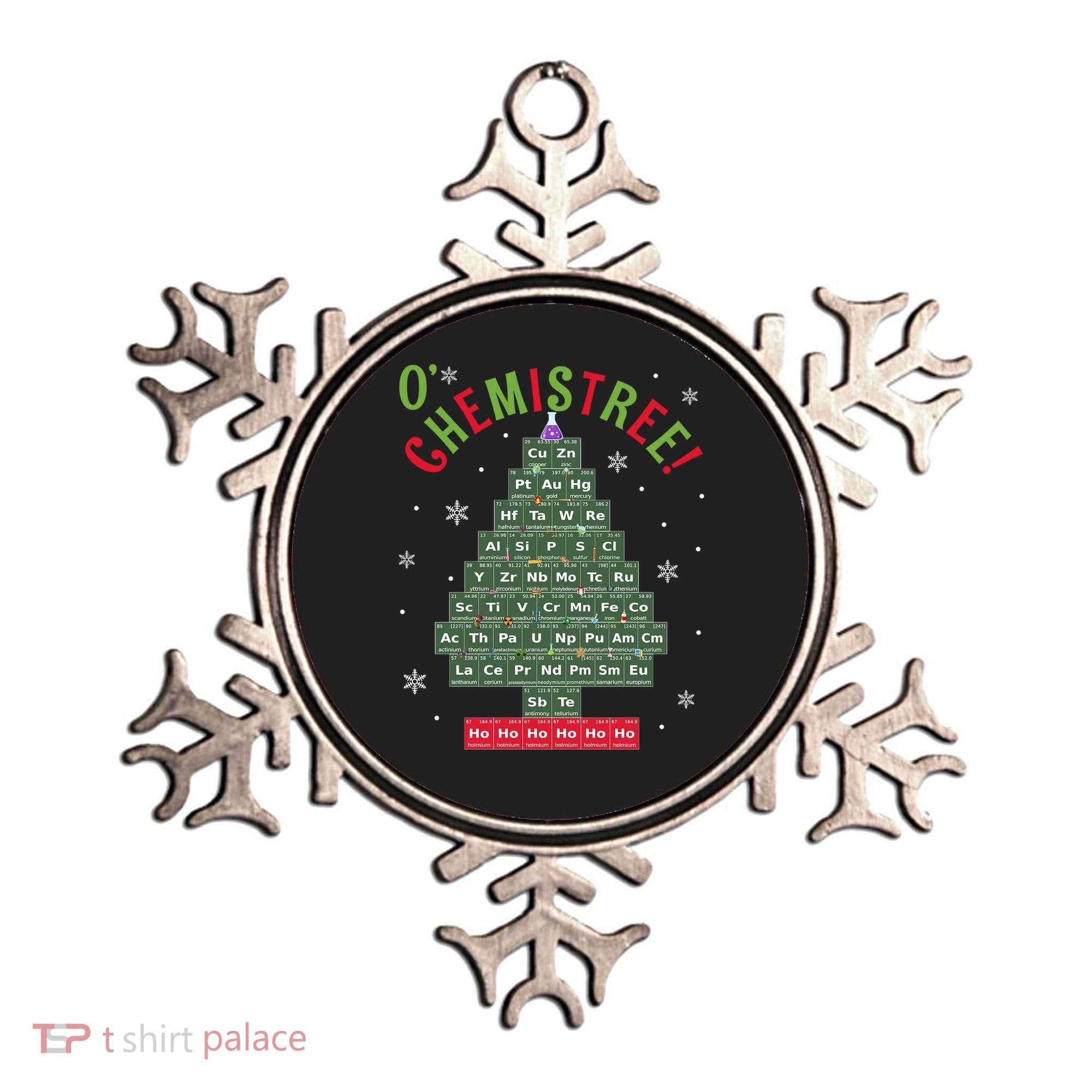 Science Teacher Scientist O Chemistree Christmas Tree Xmas Funny Gift Ornament