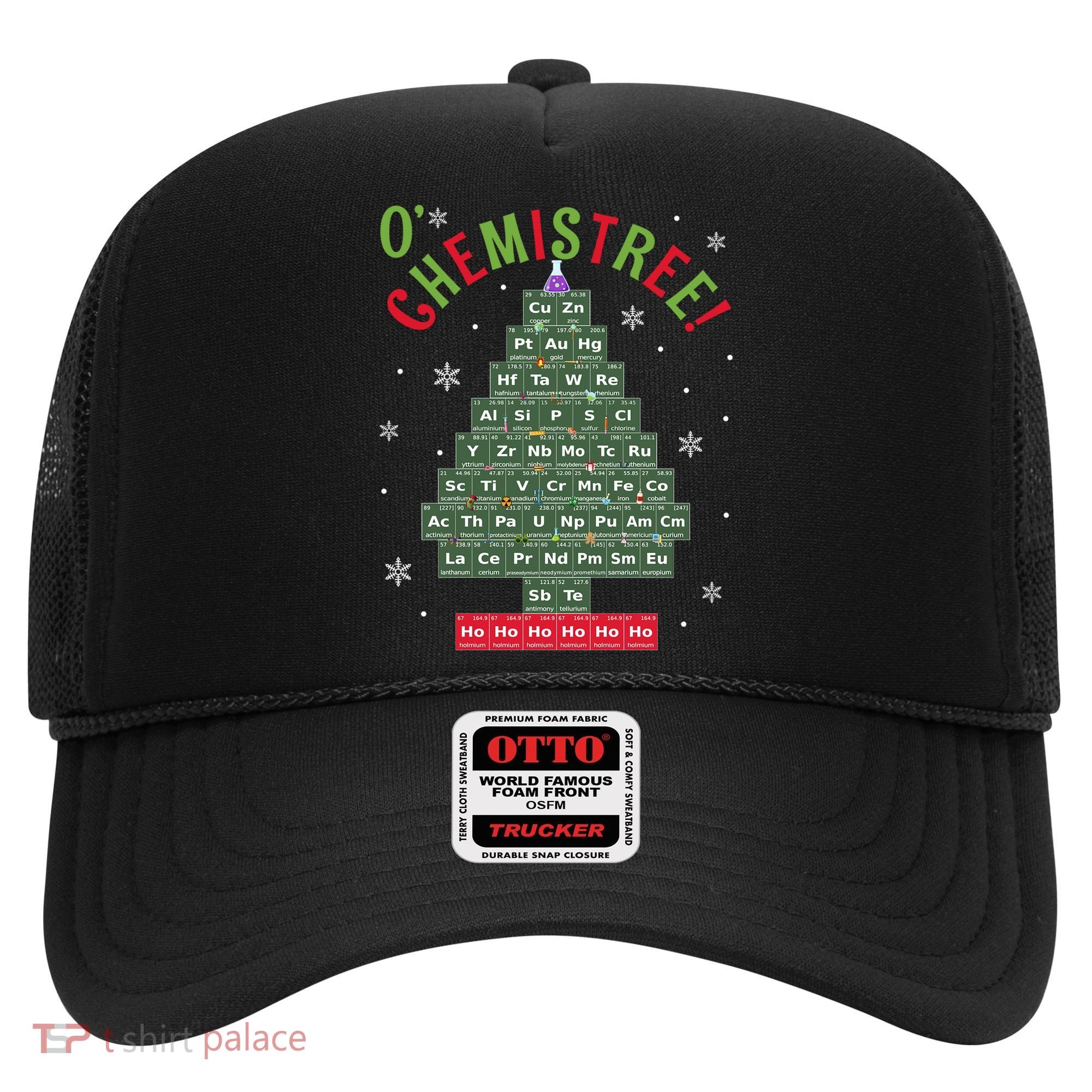 Science Teacher Scientist O Chemistree Christmas Tree Xmas Funny Gift Hat
