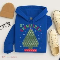 Science Teacher Scientist O Chemistree Christmas Tree Xmas Funny Gift Hoodie thumb 4