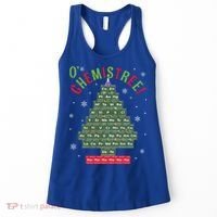Science Teacher Scientist O Chemistree Christmas Tree Xmas Funny Gift Women's Tank Top thumb 0