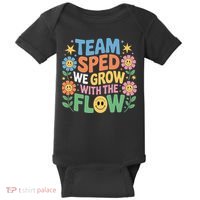 SLP Teacher Squad Speech Therapist Funny Speech Therapy Baby Bodysuit thumb 0