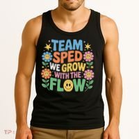 SLP Teacher Squad Speech Therapist Funny Speech Therapy Tank Top thumb 3
