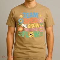 SLP Teacher Squad Speech Therapist Funny Speech Therapy T-Shirt thumb 3