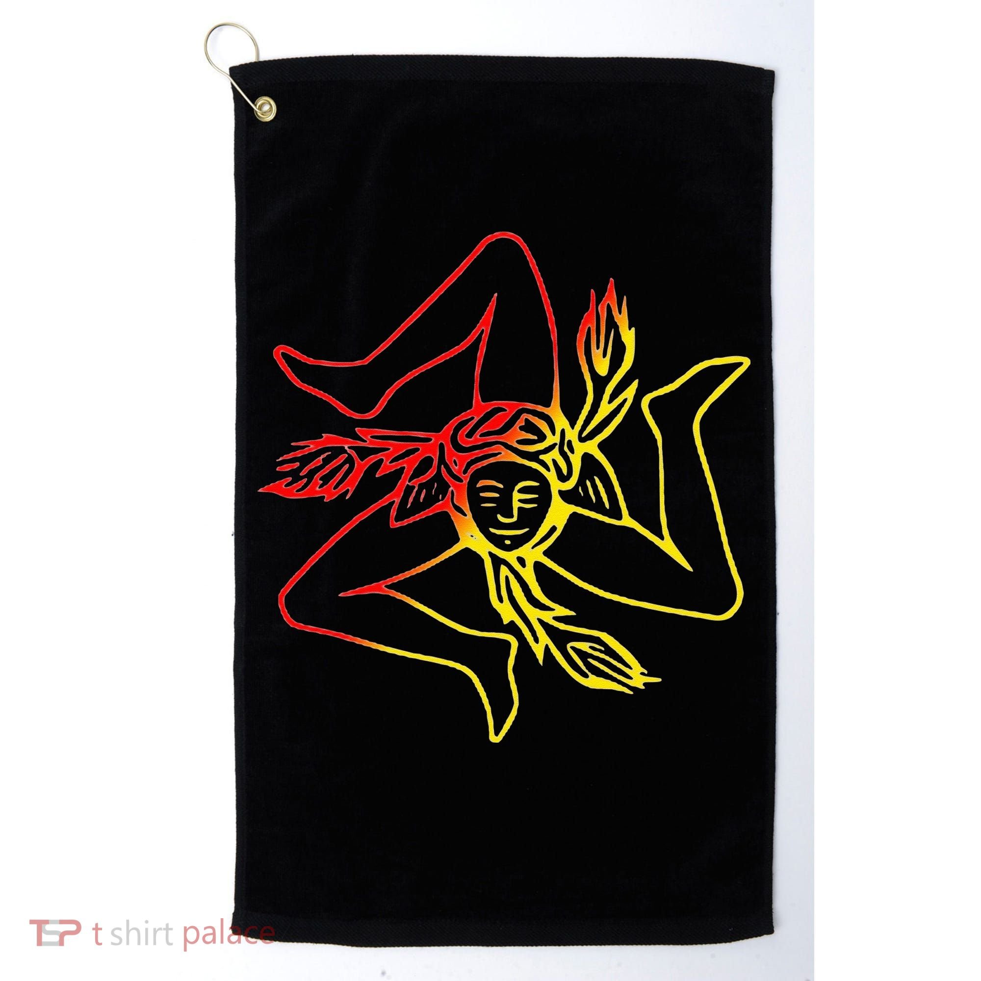 Sicily Travel Souvenir For Men Women Kids Golf Towel