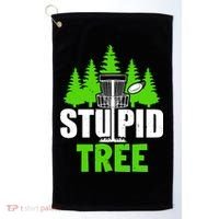 Stupid Tree Golf Towel thumb 0