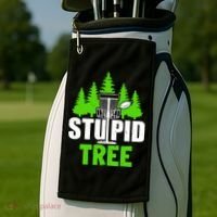 Stupid Tree Golf Towel thumb 2