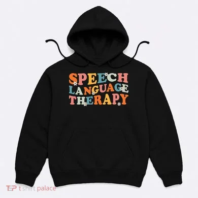 Speech Therapy Speech Language Therapy Pathologist Retro SLP Hoodie